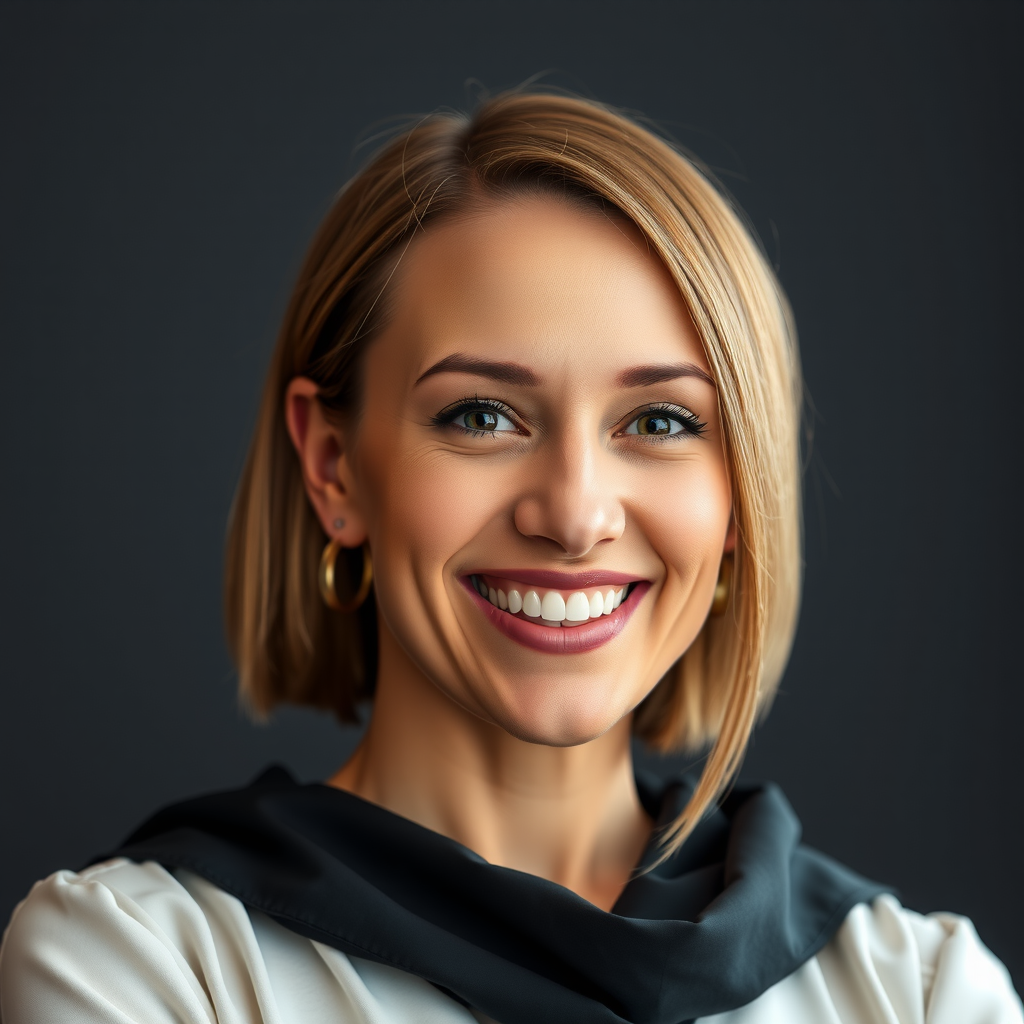 Professional headshot of Sarah Mitchell, successful entrepreneur and program graduate